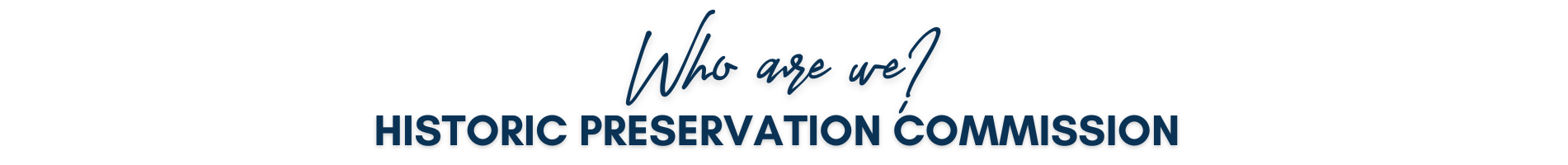 Historic Preservation Commission